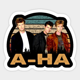 Hunting High and Low for a-ha Fanwear Sticker